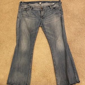 Plus Size 22 Silver Aiko Jeans